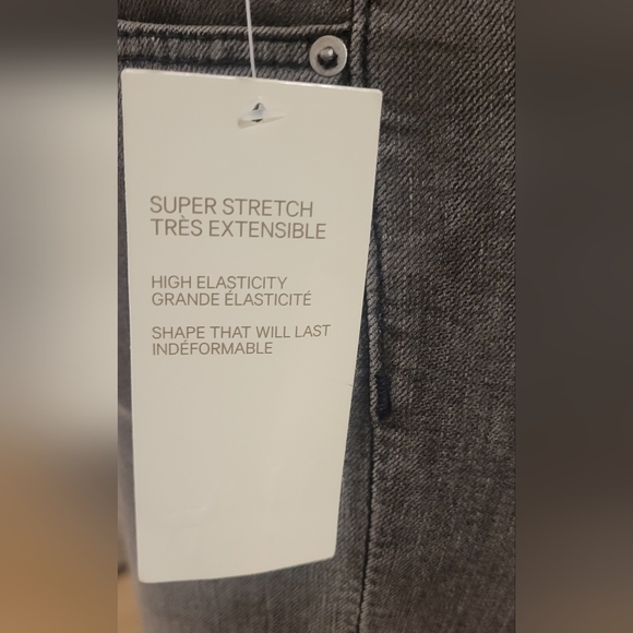 H & M gray/black skinny jeans NWT - Picture 2 of 9